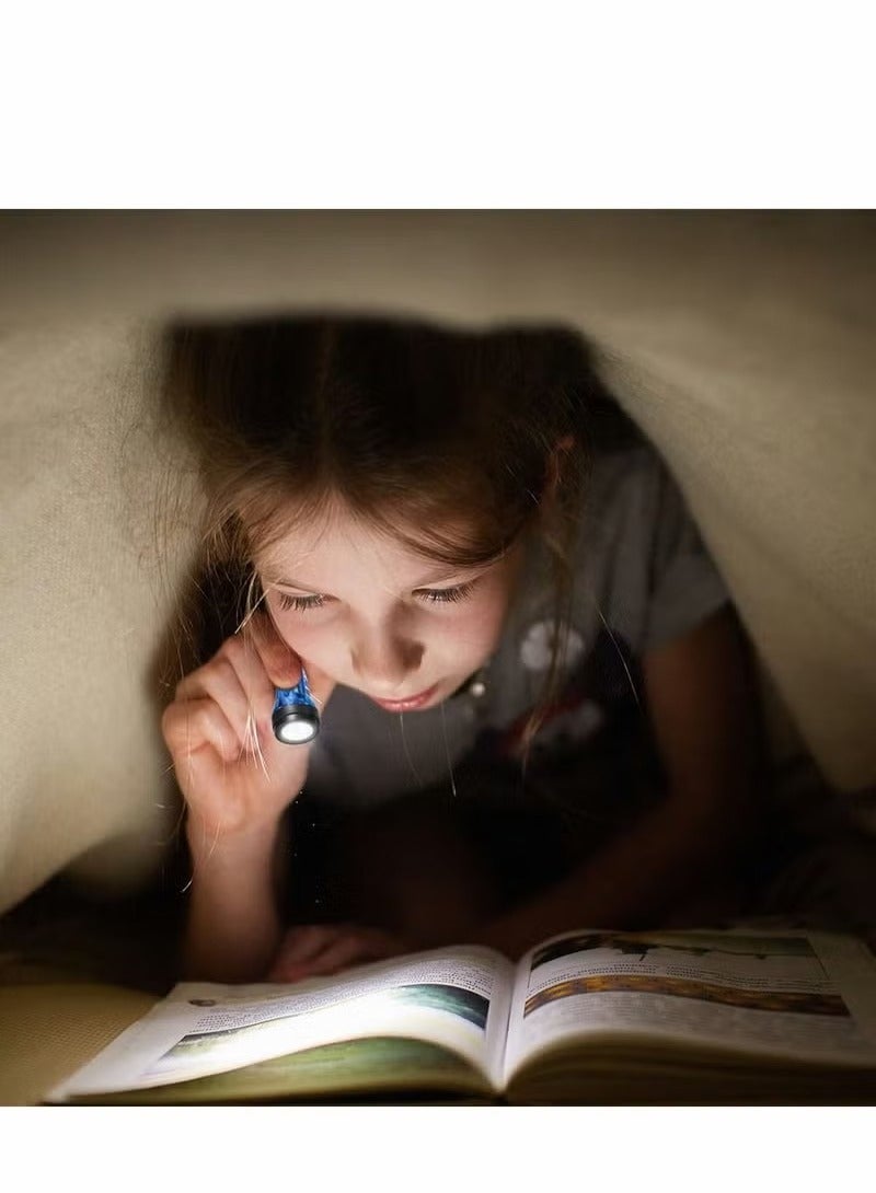 Mini Flashlight Keychains Pack of 12 LED Key Chains for Kids in Assorted Colors 1.5 Inch Portable Handheld Flashlights Keychains for Camping Party Favors - Image 3