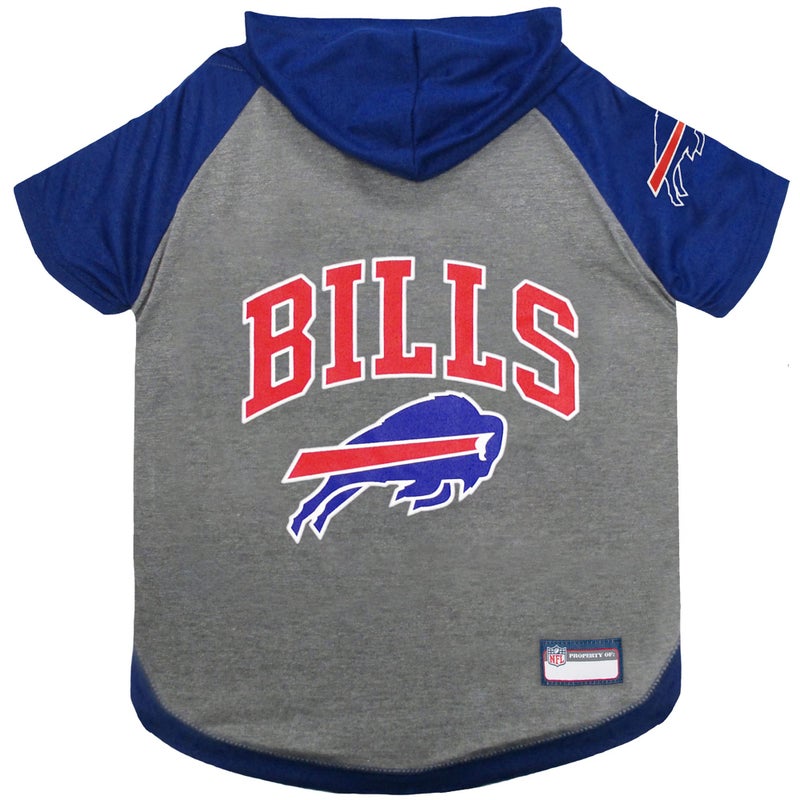 Pets First Hoodie for Dogs & Cats. NFL Football Licensed Dog Hoody Tee Shirt, Large. Sports Hoody T-Shirt for Pets. Licensed Sporty Dog Shirt