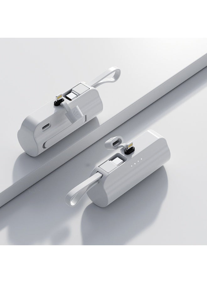 Mini Capsule Power Bank 10000mAh Portable Charger with Phone Stand (Apple Compatible with Type-C Cable Included) - Image 1