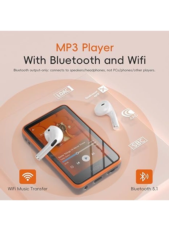 هيبي مشغل MP3 هاي فاي R1 مع بلوتوث 5.1 صوت عالي الجودة معتمد من دي اس دي 256 نيتيف تيدال كوبوز، ضبط ام اس اي بي، شاشة لمس 3 بوصة، ذاكرة موسعة 2 تيرابايت من هيبي - Image 5
