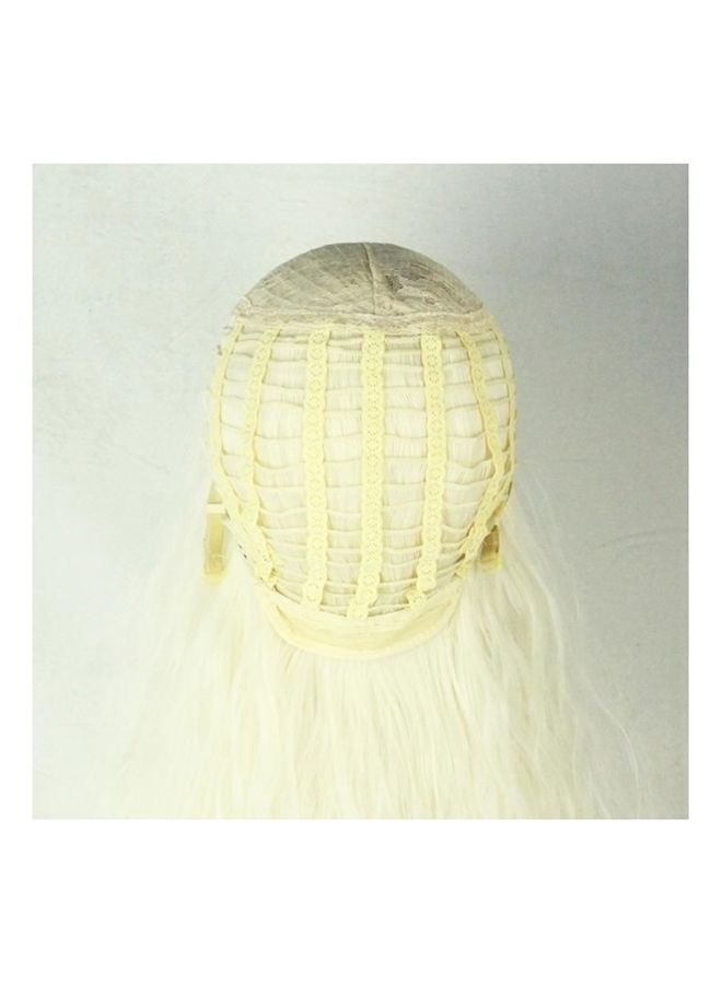 NIBEMINENT Mother Of Dragon Synthetic Hair Wig White - Image 3