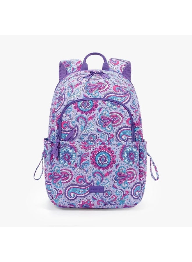 BAGSMART Passiflora Paisley The Wanderland Bonchemin 15.6 Inch Campus Backpack - Image 1