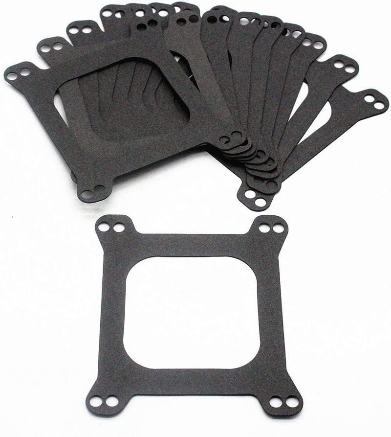 BDFHYK 10Pack Holley Carburetor Base Gaskets 1900Carburetor Mounting Gasket 4 BBL 116 Thick Carburetor Gasket for Holley 4150 4160 Edelbrock Quadrajet SBC BBC 265283307327350383400402426W440455 - Image 3
