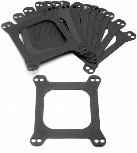 BDFHYK 10Pack Holley Carburetor Base Gaskets 1900Carburetor Mounting Gasket 4 BBL 116 Thick Carburetor Gasket for Holley 4150 4160 Edelbrock Quadrajet SBC BBC 265283307327350383400402426W440455 - Image 1