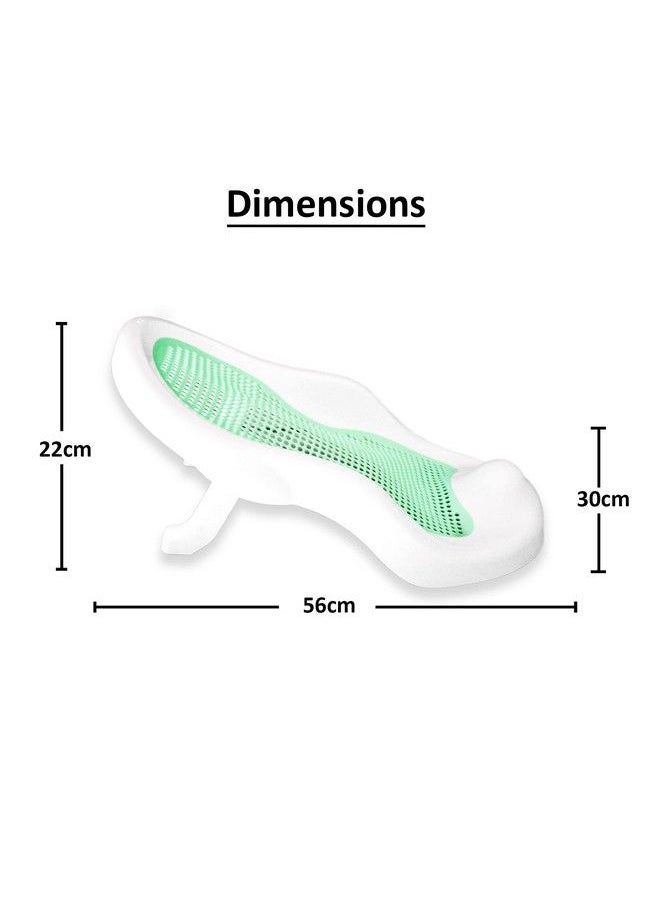 The Little Lookers - Smart Clean Baby Bather With Anti Slip Baby Bath Tub For Newborn ; Infants I For 0 6 Months Baby (Green) - Image 1