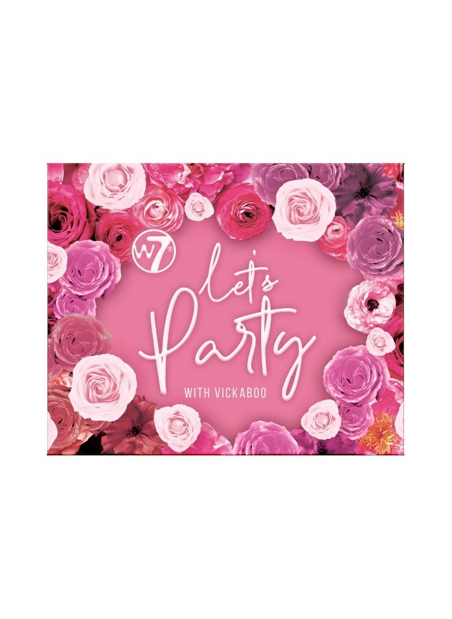W7 Cosmetics - W7 Let's Party With Vickaboo Pressed Pigment Palette - Image 1