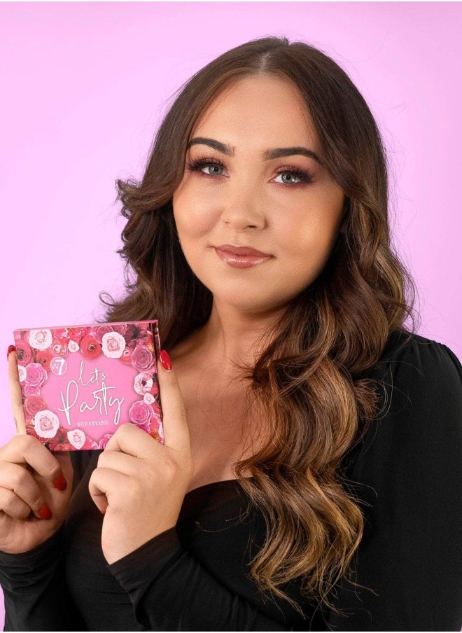 W7 Cosmetics - W7 Let's Party With Vickaboo Pressed Pigment Palette - Image 1