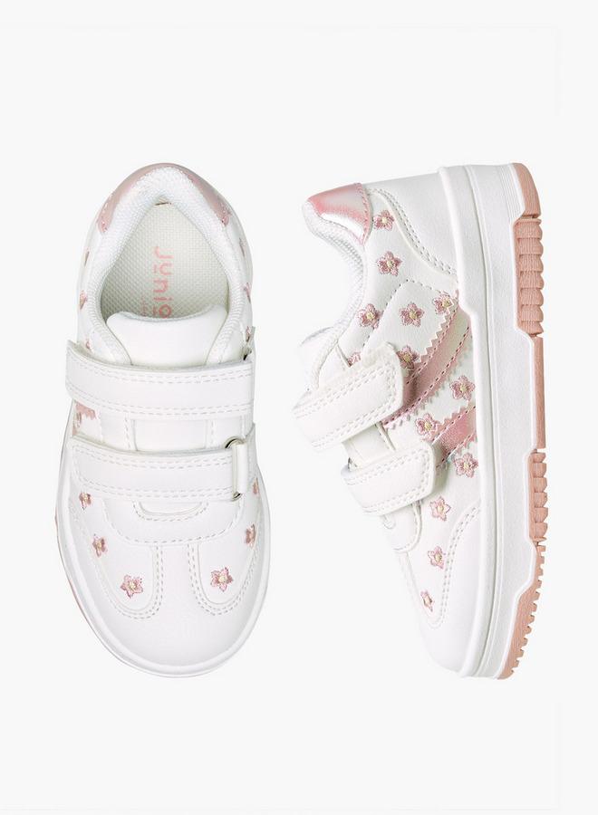 JUNIORS Girls Hook And Loop Ankle Sneakers - Image 1