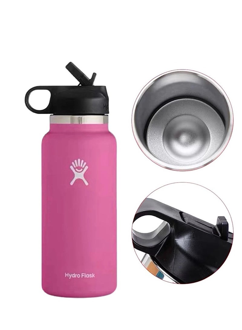Hydro Flask Pink Stainless Steel Vacuum Insulated Bottle 946ml | Full-Range Temperature Lock (-40℃~120℃) - Image 2