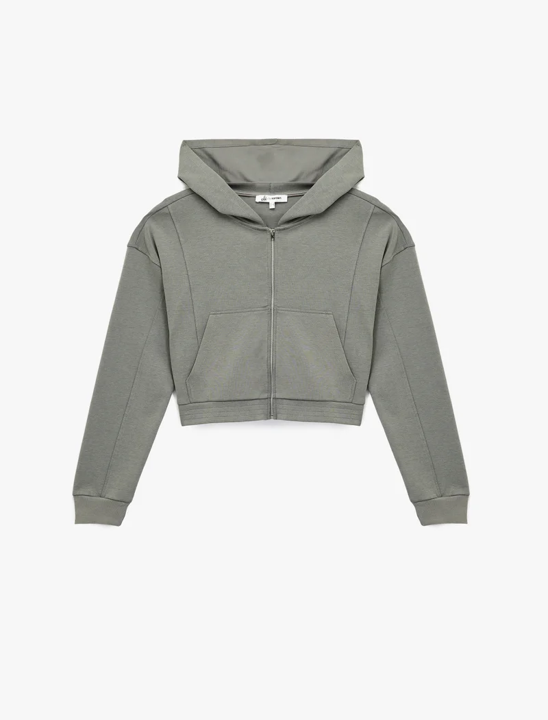 Koton Crop Sweatshirt
