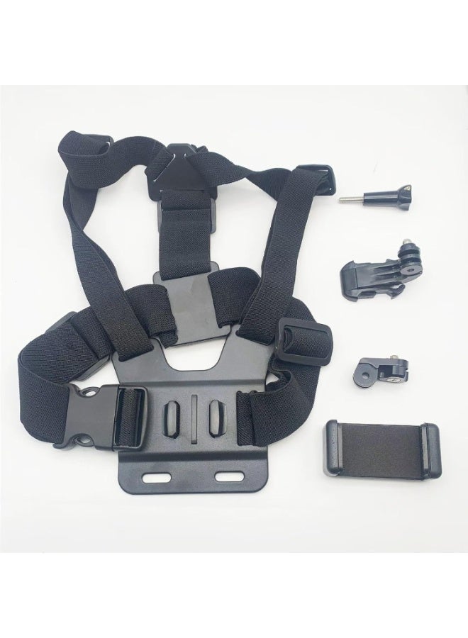 إيزي لايف Universal Chest Mount Harness with Phone Holder, Vlog & POV Recording Accessory Kit, Compatible with Most Smartphones and Action Cameras - Image 4