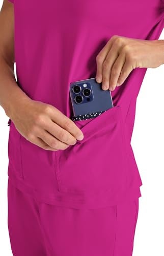 KOI Basics 373 Women's Becca Top (Azalea Pink, Medium) - Image 4