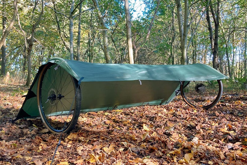 DD Hammocks - DD Tarp S - Olive Green (9ft x 5ft) - 100% Waterproof Lightweight Compact & Multifunctional Rainfly Tarp Tent Bivvi Day Shelter for Camping Backpacking Bikepacking Adventure & Hiking - Image 3