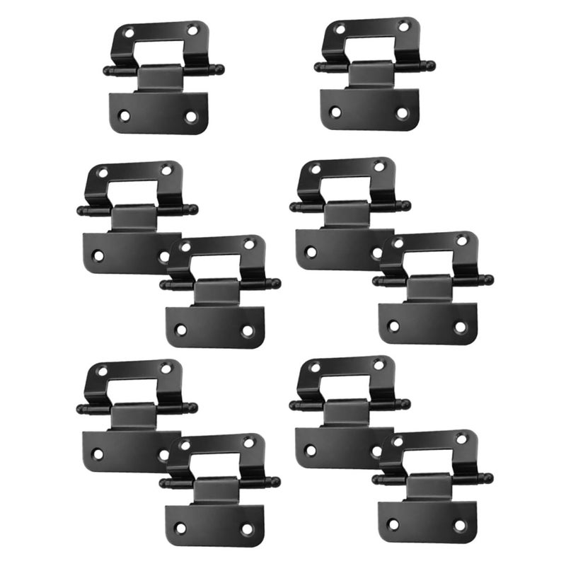 10Pcs Self Closing Cabinet Door Hinges For Kitchen Cupboards Scratch Resistant - Image 2