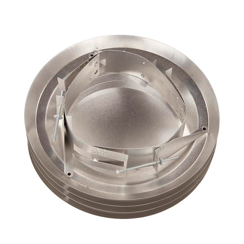 Master Flow GAF Master Flow 5 in. to 7 in. Aluminium Versa Cap with Adjustable Clamp Design - Heavy Duty Aluminium Construction - 5070 - Image 3