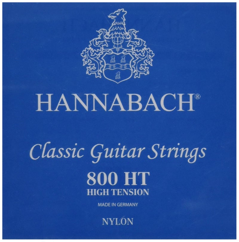 Hannabach 652387 Series 800 Silver Plated High Tension String Set for Classic Guitar - Blue - Image 5