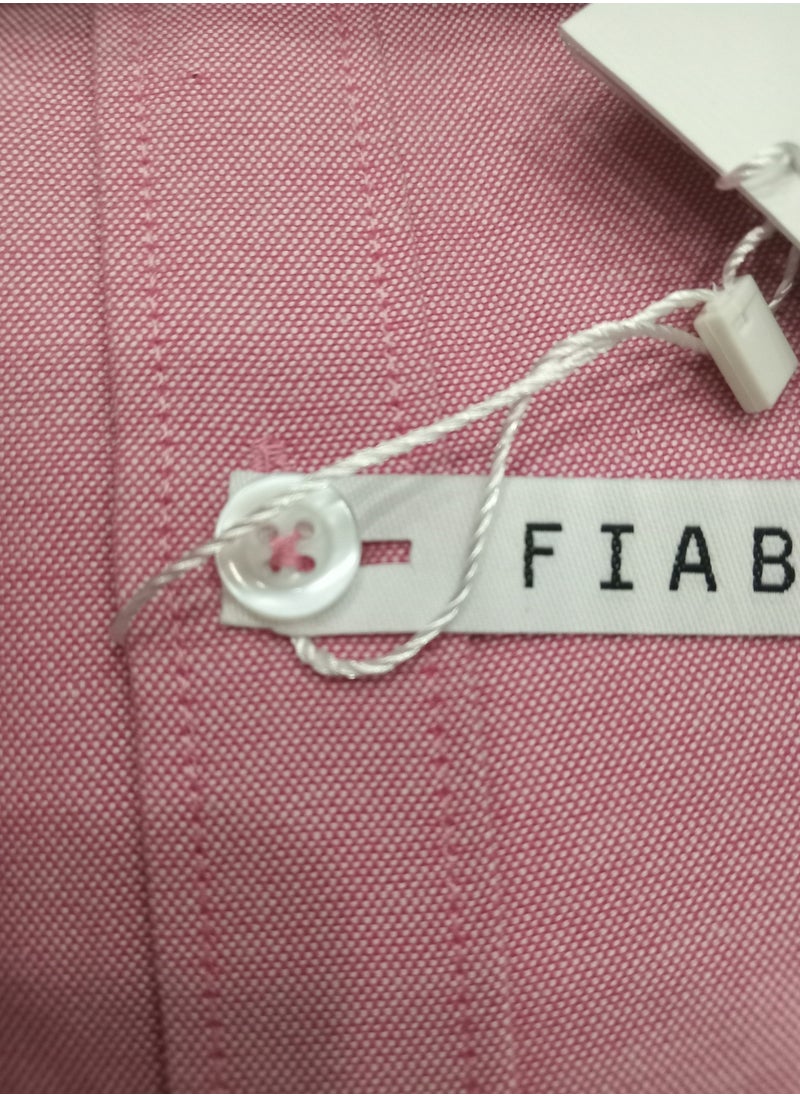 ماركة غير محددة قميص رسمي بأكمام طويلة للرجال من Fiaba، وردي  - Image 4