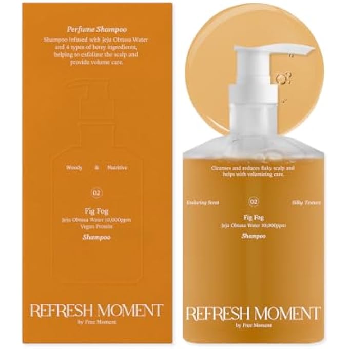 PERFUME SHAMPOO | VOLUMIZING VEGAN SHAMPOO FOR DRY DAMAGED HAIR CARE & SCALP EXFOLIATION | ROMANTIC, FRUITY-WOOD FRAGRANCE | 16.9 FL OZ (02 FIG FOG) - Image 1