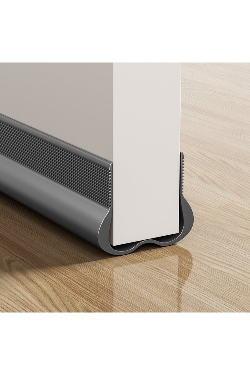 Gray Flexible Door Bottom Sealing Strip Door Gap Soundproofing Wind and Dust Proof Weather Strip Und
