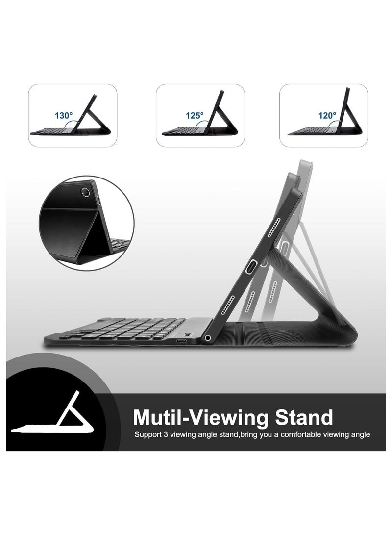 ELTRAZONE Keyboard Case for Samsung Galaxy Tab A8 10.5 inch - Smart Wireless BT Detachable Waterproof Magnetic Folio Stand Tablet Keyboard Cover - Slim Protective Leather Keyboard Case - Image 2
