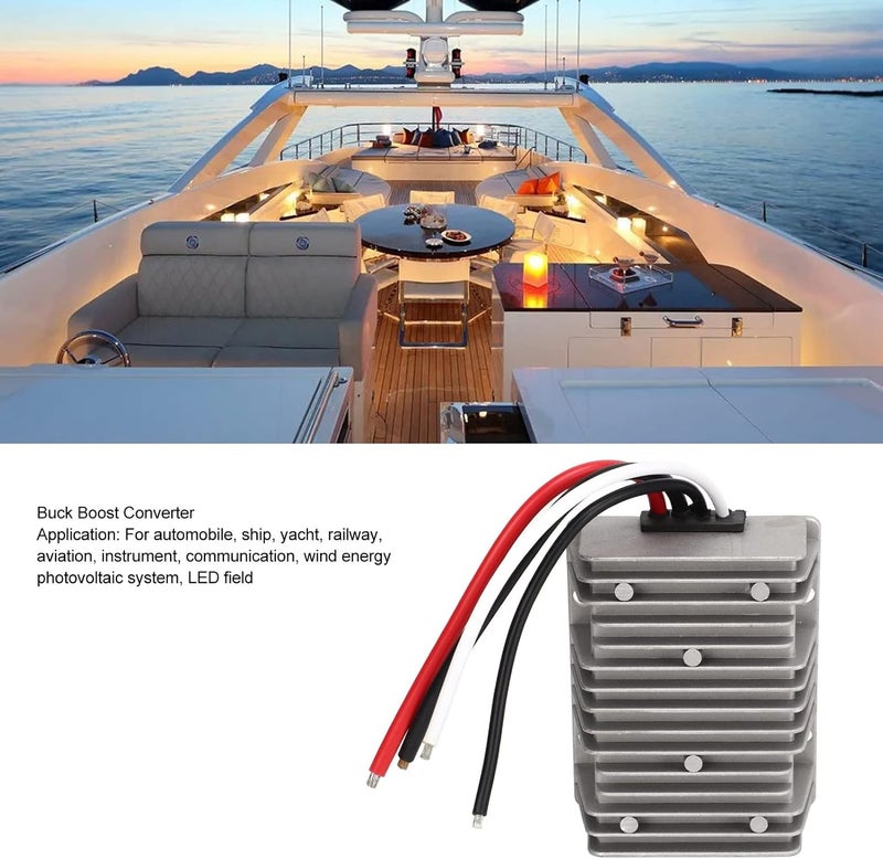 كلاراكو محول تعزيز الجهد التلقائي من 8 فولت 36 فولت تيار مستمر إلى 13.8 فولت 20 أمبير 276 واط، منظم ومخفض الجهد - Image 3