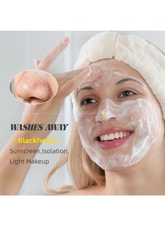 KOEC Amino Acid White Mud Double Care Facial Cleanser,Daily Face Wash of Double Care and Effects,Cleansing Mud Mask & Amino Acid Cleansing All in One Gentle Face Cleanser,Moisturising and Deep Cleansing for All Skin Types,3.52 Oz  - Image 2