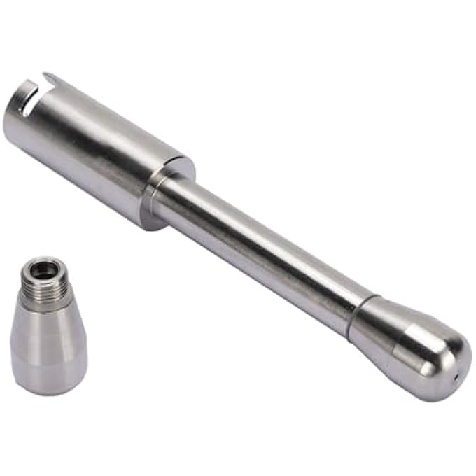 Jiawu Steam Nozzle Tip For Ec685 Stainless Steel Coffee Machine Steam Wand Tip Espresso Milk Frother Steam Tip Coffee Maker Steam Spout Nozzle Replacement For Home Cafe - Image 1