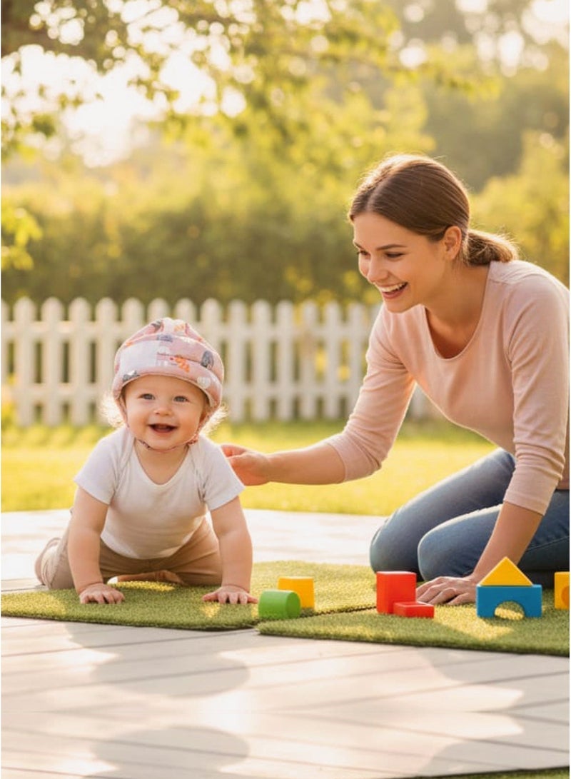 Baby Safety Helmet, Toddler Crawling & Walking Head Guard, Adjustable, Anti‑Fall Protection, Head Safety Cushion, Shock‑Absorbent Cover, Protective Headgear, Play Hat - Image 5
