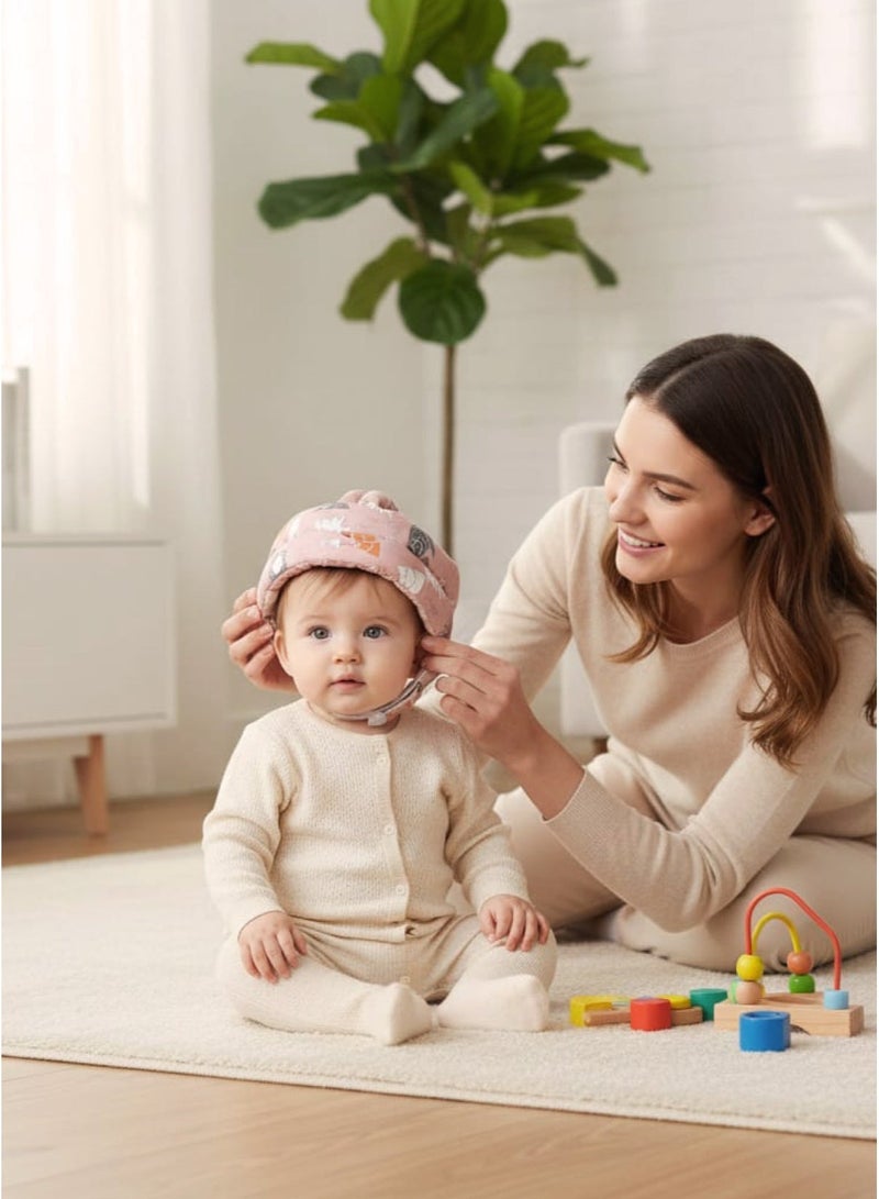 Baby Safety Helmet, Toddler Crawling & Walking Head Guard, Adjustable, Anti‑Fall Protection, Head Safety Cushion, Shock‑Absorbent Cover, Protective Headgear, Play Hat - Image 2