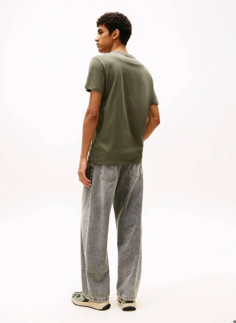 TOMMY JEANS Logo Jersey Crew Neck T-Shirt