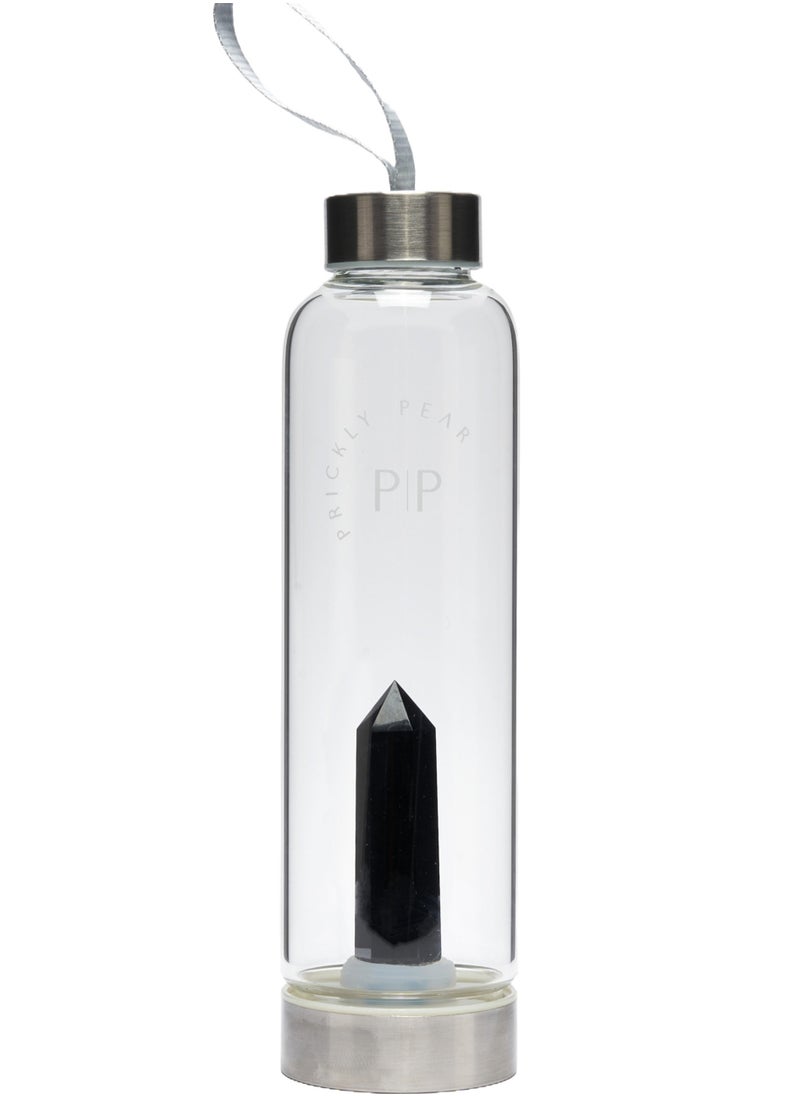 Prickly Pear Obsidian Interchangeable Crystal Water Bottle 500ml  - Image 2