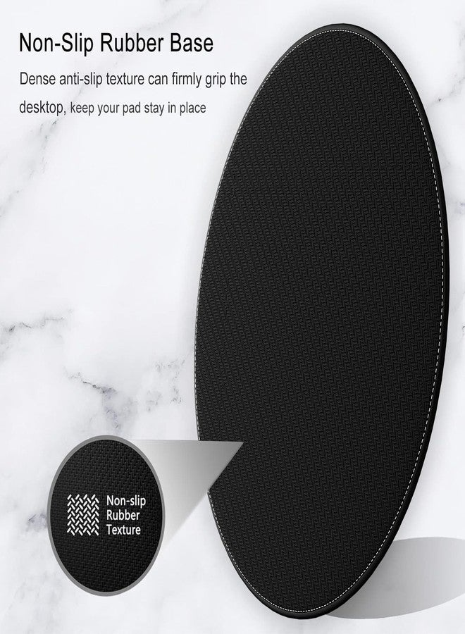 Hsurbtra Mouse Pad, Premium-Textured Small Round Mousepad 8.7 x 8.7 Inch Beige, Stitched Edge Anti-Slip Waterproof Rubber Pretty Cute Computer Mat for Office Home Gaming Laptop Men Women Kids - Image 5