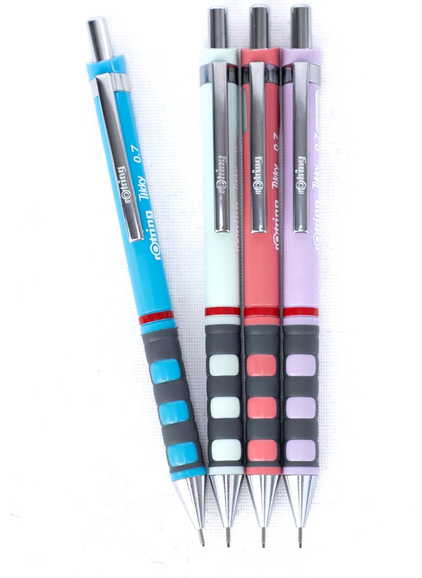 Rotring Tikky 2b Tip Pen Original 0.7 mm Soft Tip 4-pack  - Image 1
