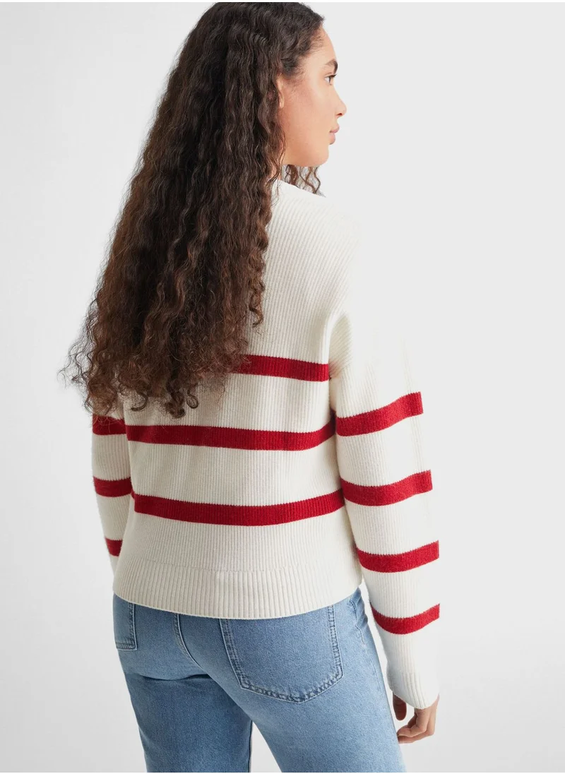 مانجو Youth Striped Sweater