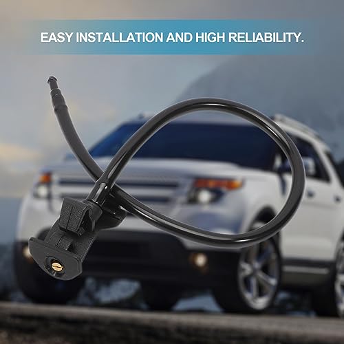 Anlseiod 2Pcs Front Windshield Wiper Washer Jet Nozzles Hose Kit compatible for Fitment Explorer Base Limited Sport XLT 2011-2015 Police Interceptor Utility 2013-2015 Replace# AR3Z-17603-A - Image 3