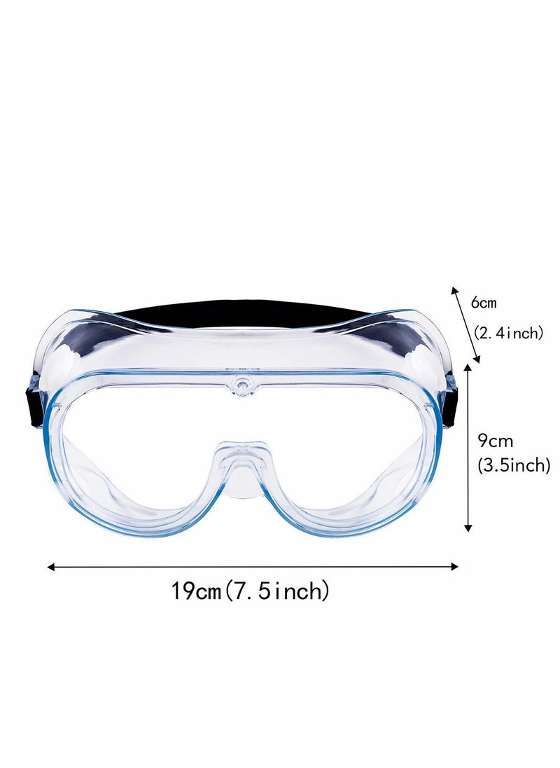 Generic - 5-Pack Clear Safety Goggles - Protective Eye Glasses for Construction and Work Safety, Ideal for Eye Protection in Various Environments. - Image 1