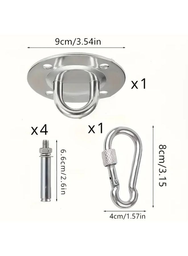 10 Piece Heavy Duty Stainless Steel Ceiling Hook Kit Rust Resistant High Load Capacity - Image 4