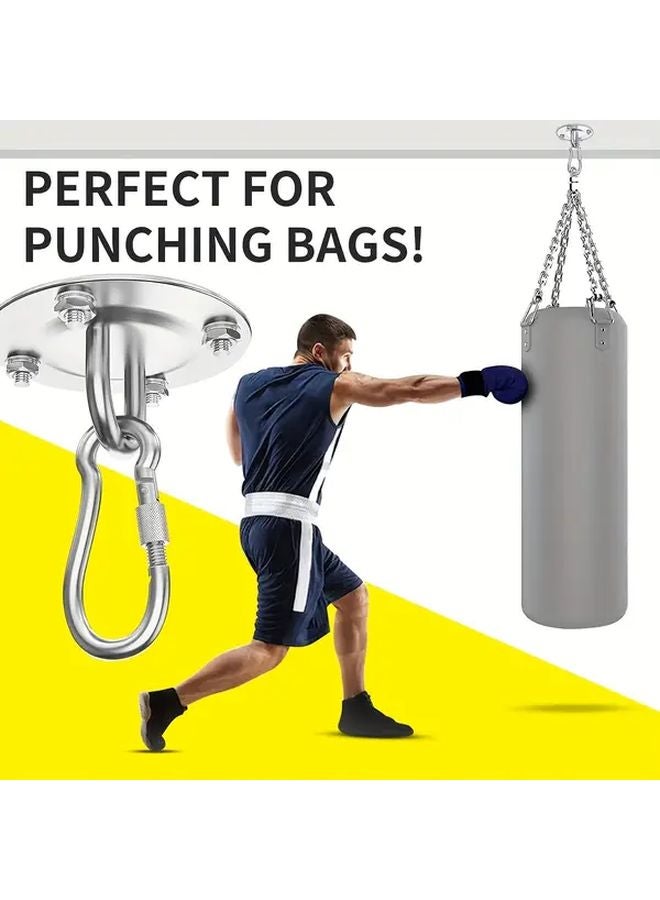 10 Piece Heavy Duty Stainless Steel Ceiling Hook Kit Rust Resistant High Load Capacity - Image 5