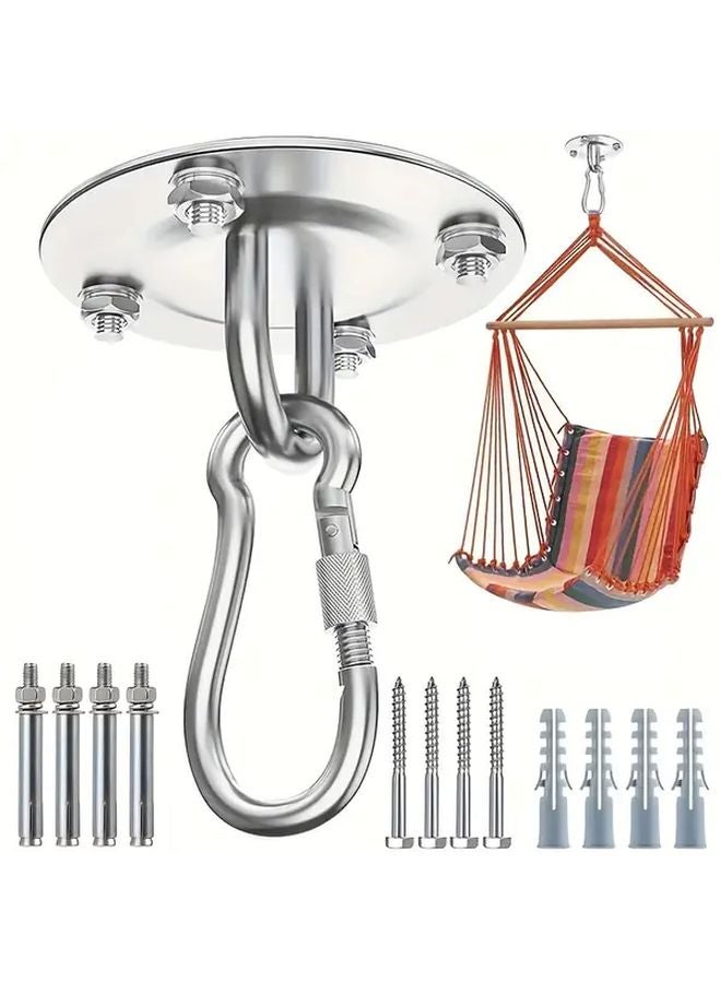 10 Piece Heavy Duty Stainless Steel Ceiling Hook Kit Rust Resistant High Load Capacity - Image 2