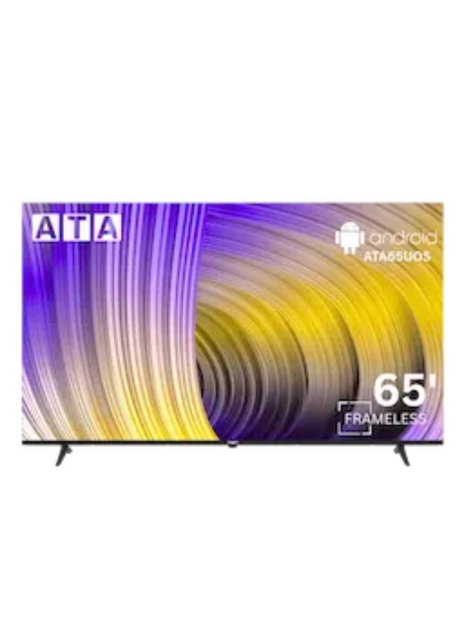 اي تي اي شاشة الذكية 65 بوصة بدقة 4K (ATA65UOS) - Image 1