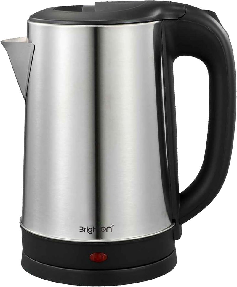 BrightON Electric Kettle 1.8L, 1500W Stainless Steel Body, Automatic Shut-Off & Boil-Dry Protection, Water Level Indicator, Cord Storage Base, 220–240V, 2 Years Warranty - Image 1