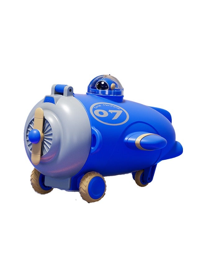 ✈️ 550ml Airplane-Shaped Kids Water Bottle | BPA-Free Silicone Straw | Leakproof & Drop-Resistant | with Shoulder Strap | Gift for Boys & Girls - Image 2