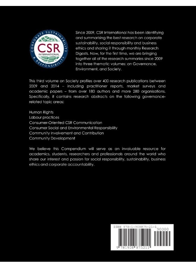 The CSR International Research Compendium: Volume 3 - Society - Image 2