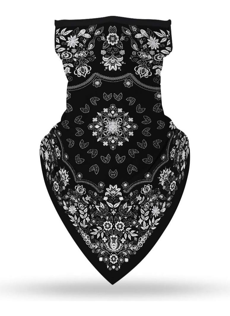 Oasisgalore - Seamless Multi-Function Neck Gaiter with Earhooks - Face Mask, Headband, Scarf for UV & Wind Protection - Image 1