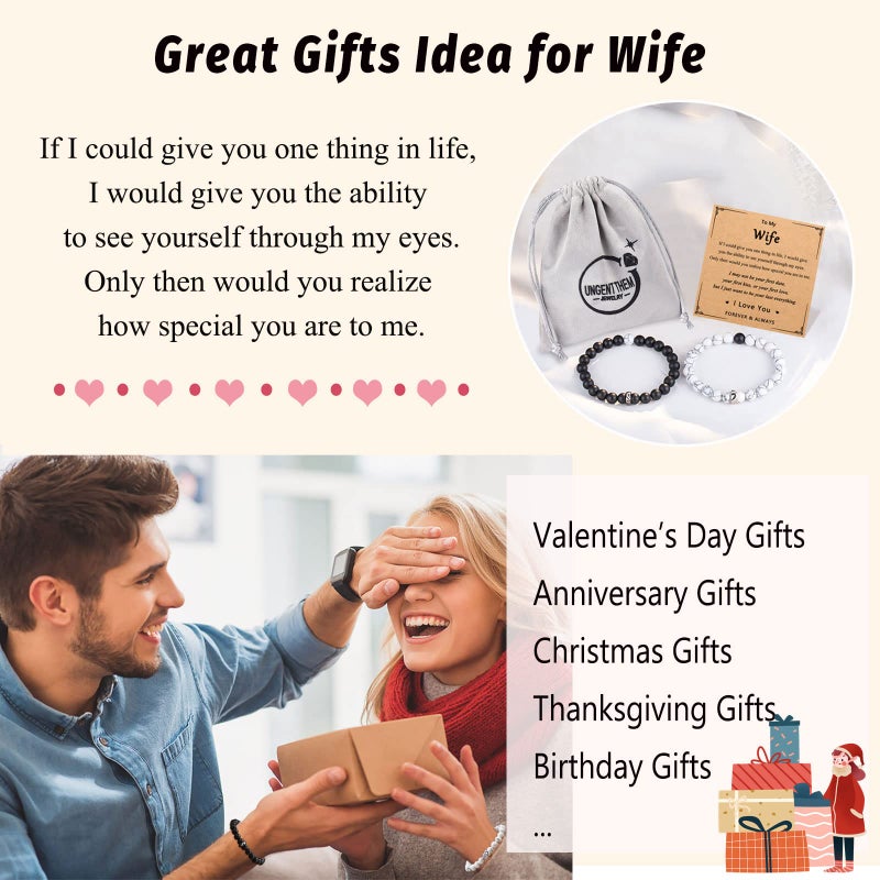 UNGENT THEM Valentines Day Gifts for Her Wife from Husband, Wife Birthday Gift Ideas Presents Romantic I Love You Wedding Anniversary Women Christmas Stocking Stuffers Mothers Day - Image 5
