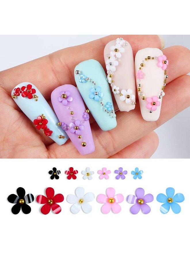 iFancer Nail Art 3D Acrylic Flowers Nail Charms Nail Design Supplies Decoration Accessories - Image 4
