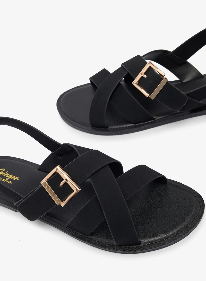 Ginger Sling-Back Flat Sandals