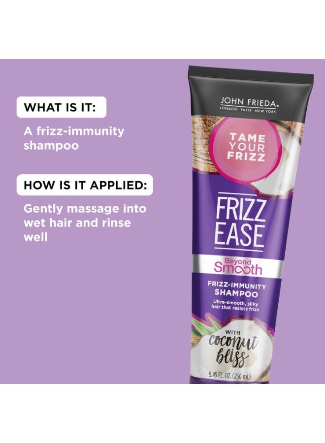 John Frieda Frizz Ease Beyond Smooth Frizz-Immunity Shampoo with Coconut Bliss 250ML - Image 3