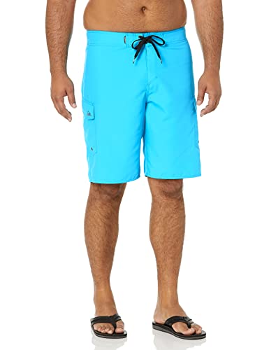 Quiksilver Men's Standard Manic 22 Inch Length Cargo Pocket Boardshort Swim Trunk, Hawaiian Ocean, 32 - Image 1