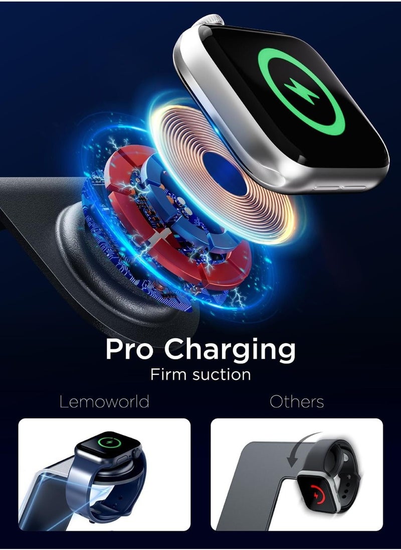 Generic - Wireless Charger 3 In 1 For Apple Devices 18W Charging Station Stand Dock - Image 1